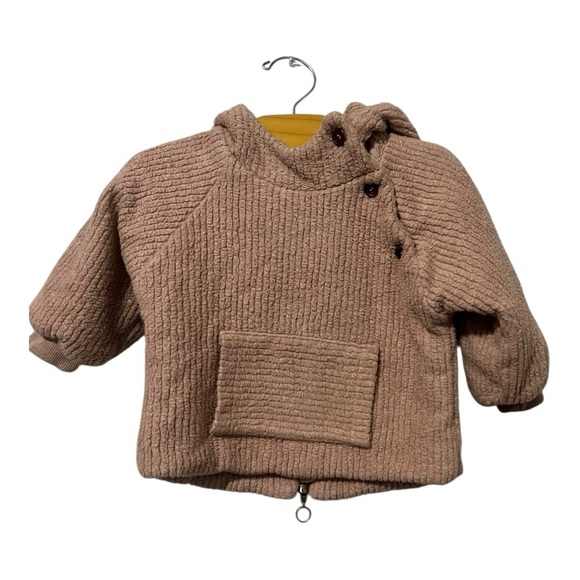 1 + IN THE FAMILY Rose Arcalis Jacket Pink Girls Size 12 Months Back Zipper - Picture 2 of 6